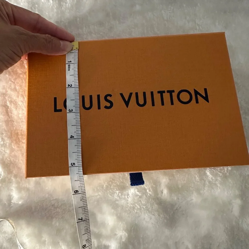 Louis Vuitton Empty Gift Box For A Passport Holder Orange Brown O/S